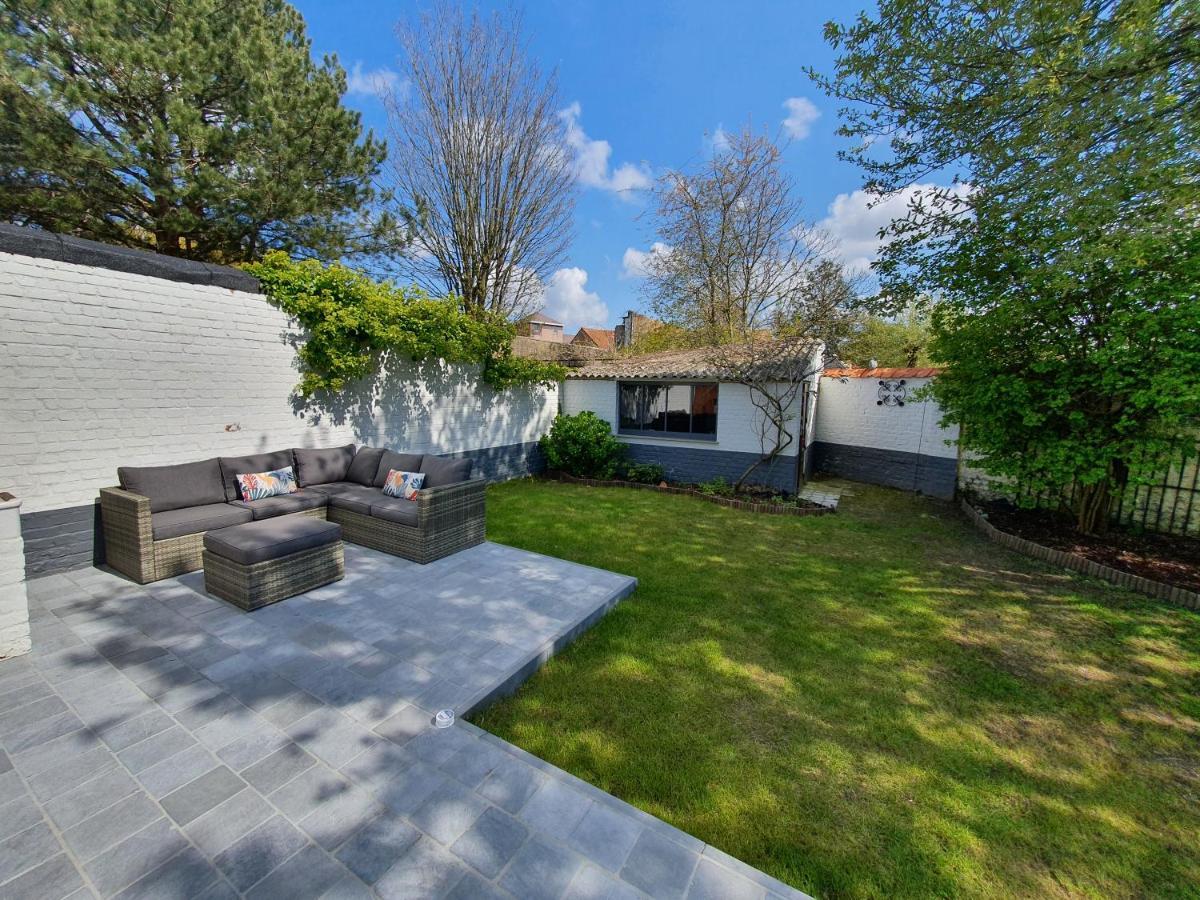 Trendy, Authentieke Woning Met Groot Terras En Tuin Villa Bruges Exterior photo